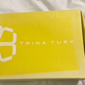 Trina Turk Bright Yellow Branded Shoe Box